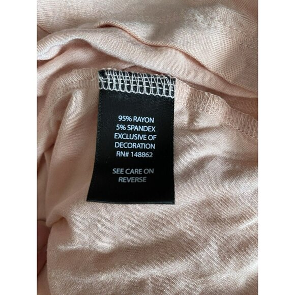 COPY - Torrid Super Soft Knits Top Size 2X Pink Lace Scoop Neckline 3/4 Sleeve … - Picture 7 of 9